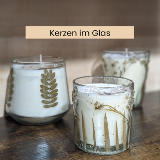 Duftkerzen im Glas